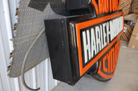 
              AUTHENTIC ORIGINAL HARLEY-DAVIDSON DEALERSHIP SIGN LIGHTED
            