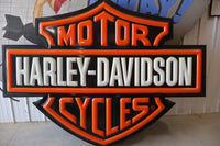 
              AUTHENTIC ORIGINAL HARLEY-DAVIDSON DEALERSHIP SIGN LIGHTED
            