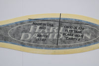 
              13630-09 NEW OEM 2009 HARLEY-DAVIDSON FLTR ROADGLIDE LEFT GAS TANK DECAL BLACK/BLUE
            