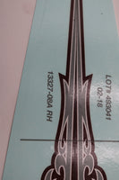 
              13327-08A NEW OEM 2008 HARLEY-DAVIDSON SOFTAIL DYNA RIGHT FUEL TANK DECAL RD/SLV
            