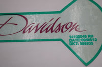 
              14100046 NEW OEM HARLEY-DAVIDSON SPORTSTER DYNA TOURING RIGHT GAS TANK DECAL
            