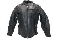 
              98004-22VW NWT HARLEY-DAVIDSON LEATHER JACKET HEATHER AVE TRIPLE VENT LARGE WOME
            