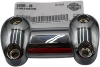 
              56895-08 NEW OEM 2006-2008 HARLEY-DAVIDSON DYNA CHROME HANDLEBAR CLAMP
            
