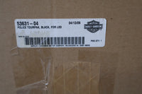 
              53631-04 NEW OEM 2000-2013 HARLEY-DAVIDSON FLHP FLHTP VIVID BLACK TOUR PACK
            