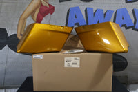 
              90201078DWG NEW OEM 2014-2023 HARLEY-DAVIDSON TOURING SADDLEBAG KIT GOLD FLAKE
            
