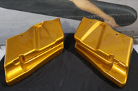 
              90201078DWG NEW OEM 2014-2023 HARLEY-DAVIDSON TOURING SADDLEBAG KIT GOLD FLAKE
            