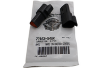 
              72163-94BK NEW OEM 1994-2006 HARLEY-DAVIDSON TOURING 3 PIN CONNECTOR RECEPTACLE
            