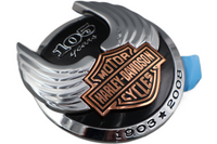 
              NOS NEW OEM 2008 HARLEY-DAVIDSON 105TH ANNIERSARY SPORTSTER RT FUEL TANK MEDALLI
            