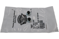 
              7887 NEW OEM HARLEY-DAVIDSON HEX NYLON CAP NUT 2-PACK 1/4"-20 X 7/16"
            