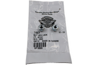 
              7887 NEW OEM HARLEY-DAVIDSON HEX NYLON CAP NUT 2-PACK 1/4"-20 X 7/16"
            