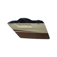 
              88275-11DFV NEW OEM HARLEY-DAVIDSON CVO SADDLEBAG FROSTED IVORY FLTRUSE
            